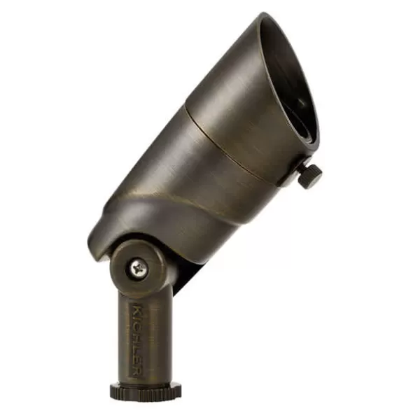 5.5 W 2700K Integrated LED Centennial Brass 35 Degrees Flood Small Adjustable Accent Light | KIC16016CBR27