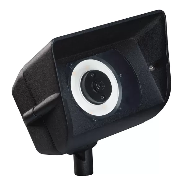 4.3 W 2700K Integrated LED Textured Black Aluminum Wall Wash Light | KIC16070BKT27R