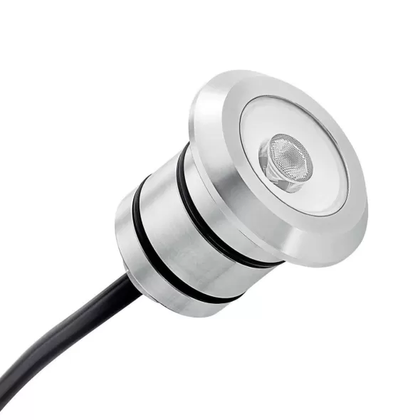 2 W 2700K Integrated LED Stainless Steel All-Purpose Mini Recessed Light | KIC16140SS27