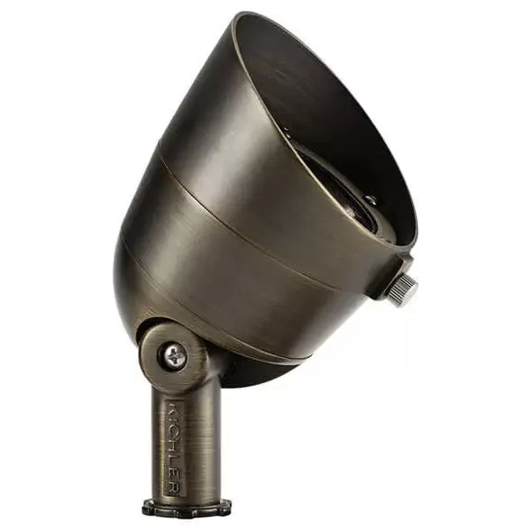 7.5 W 2700K Integrated LED Centennial Brass 35 Degrees Flood Beam Accent Light | KIC16151CBR27