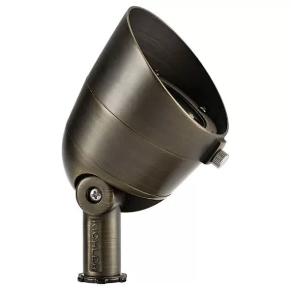 7 W 3000K Integrated LED Centennial Brass Accent Light | KIC16157CBR30