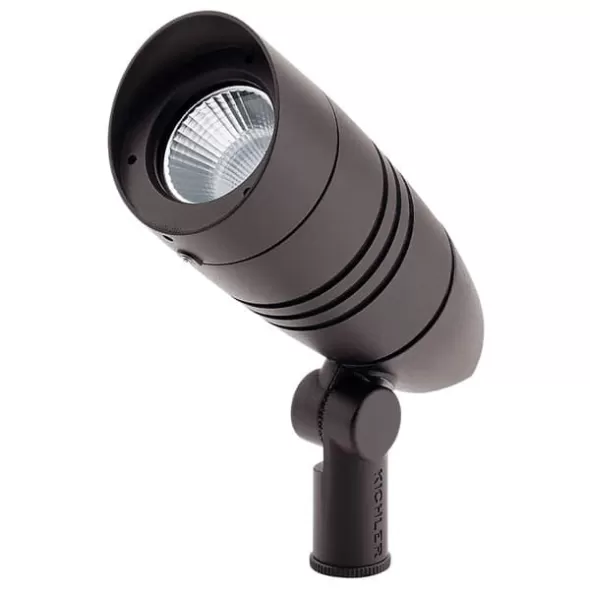 10 W 3000K Integrated LED Textured Architectural Bronze Aluminum 15 Degrees Beam Small Accent Light | KIC16212AZT30