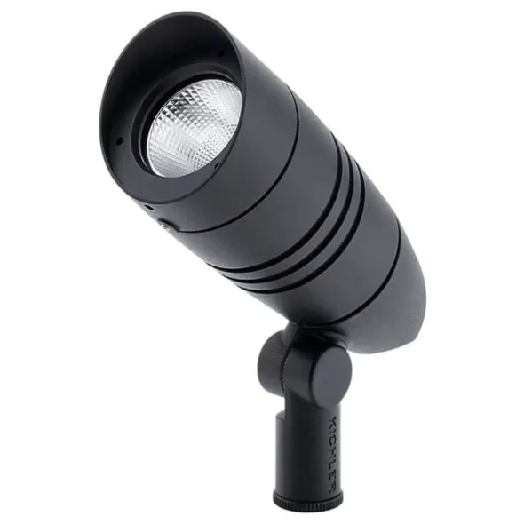10 W 3000K Integrated LED Textured Black Aluminum 55 Degrees Beam Small Accent Light | KIC16214BKT30