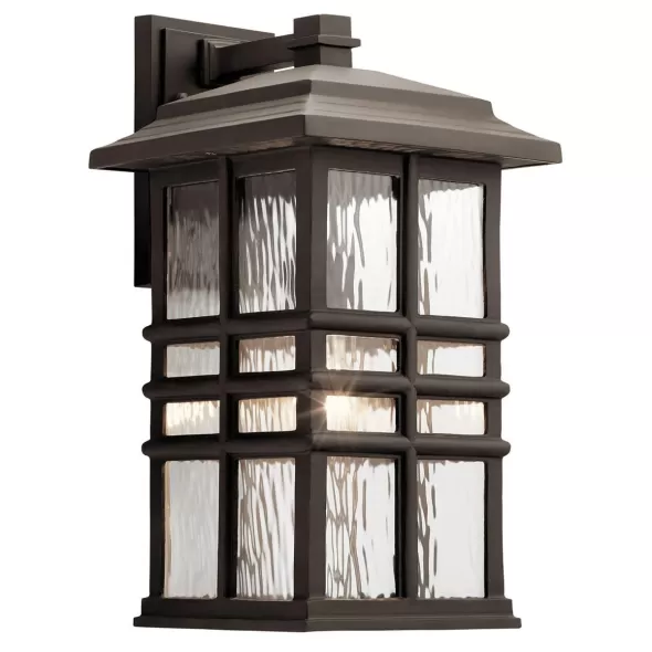 150 W E26 Medium A21 Incandescent Olde Bronze EPDM Wall Light | KIC49831OZ