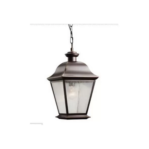 E26 Medium A19 Incandescent Olde Bronze Solid Brass Pendant Light | KIC9809OZ