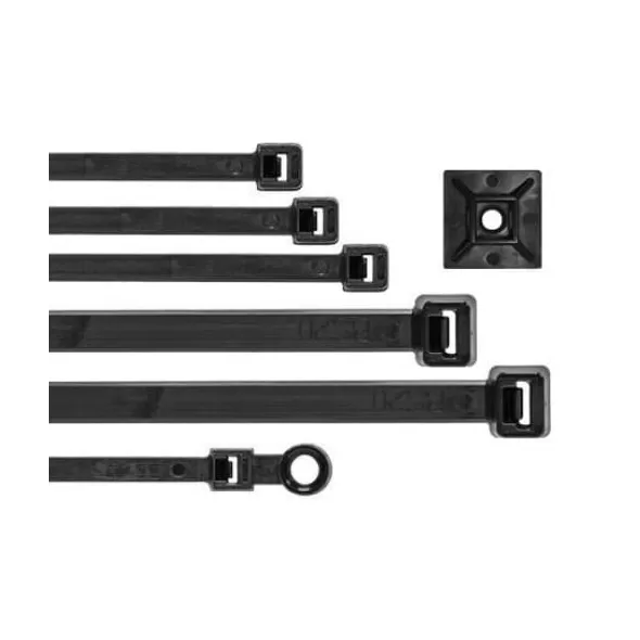 11" Black Nylon Cable Tie | KNG46210UVB