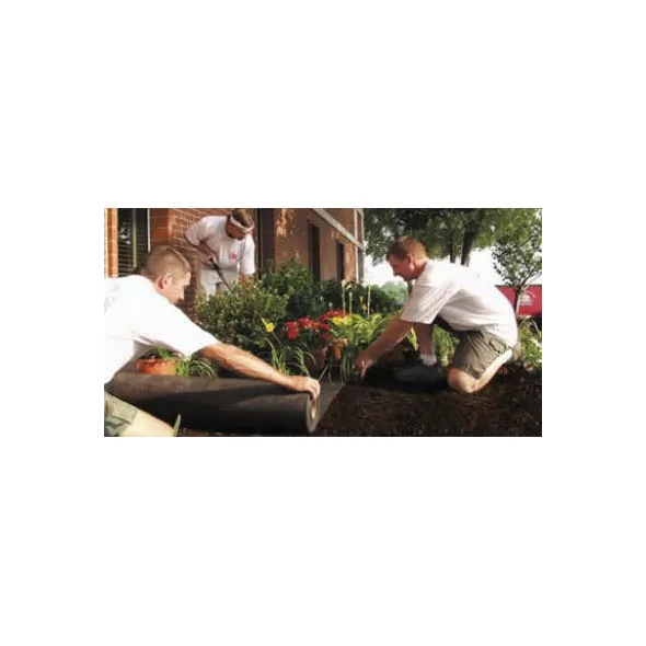 3' x 100' Polypropylene Black 3 oz Non-Woven Landscape Fabric | LAN3TYPAR3X100