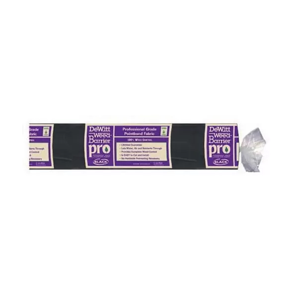 4' x 300' Polypropylene Black 3 oz Non-Woven Landscape Fabric | LANPROBLK4X300