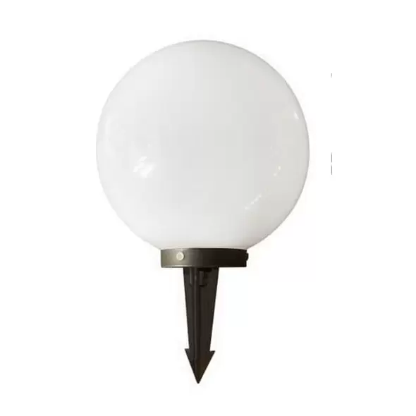 8" Dia 1.5 to 3.5 W Bi-Pin 2700K/3000K T3 LED White Acrylic Globe Light | LCFAPGLOBE8WHT