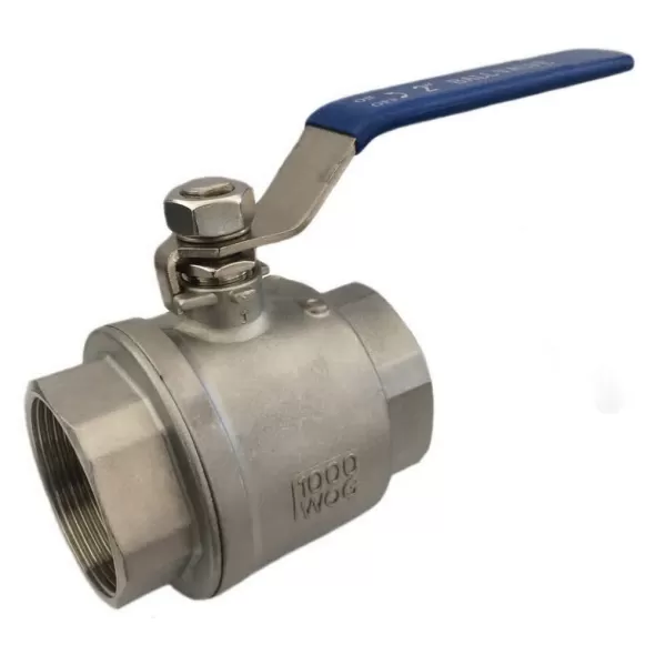 1" FPT 304 Stainless Steel LBT Series 2-Piece Ball Valve | LEMLBT11SS304
