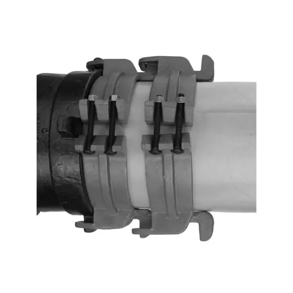 6" Fitting x Pipe 10 to 12 mil Epoxy Coated Ductile Iron LH-C Series C-Clamp Joint Restraint | LEMLH600C