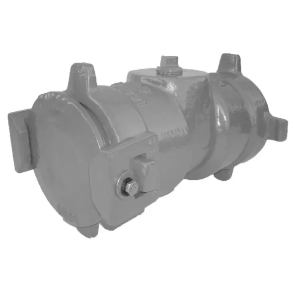 4" Gasketed Bell End Epoxy Coated Ductile Iron SB Series Cap | LEMSB4C
