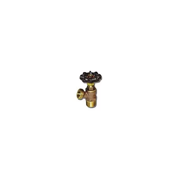 3.74" Brass Full Flow Angle Spout Boiler Drain | MAT205FF03