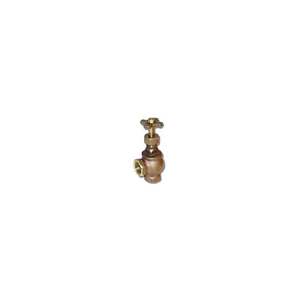 1-1/4" FIP Lead-Free Brass 200 psi 240LF Series Angle Globe Valve | MAT240T06LF