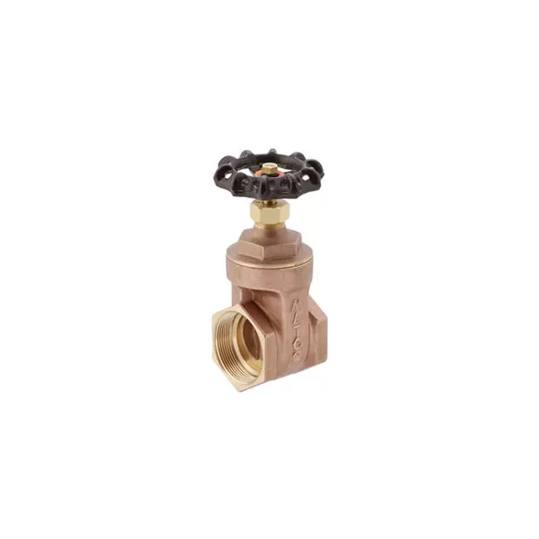 2" Threaded 3.53" Brass 200 psi 514T Series Full Port Gate Valve | MAT514T08X