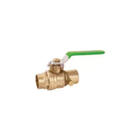 1" Threaded Lead-Free Brass 400 psi Ball Valve | MAT754DT5LF