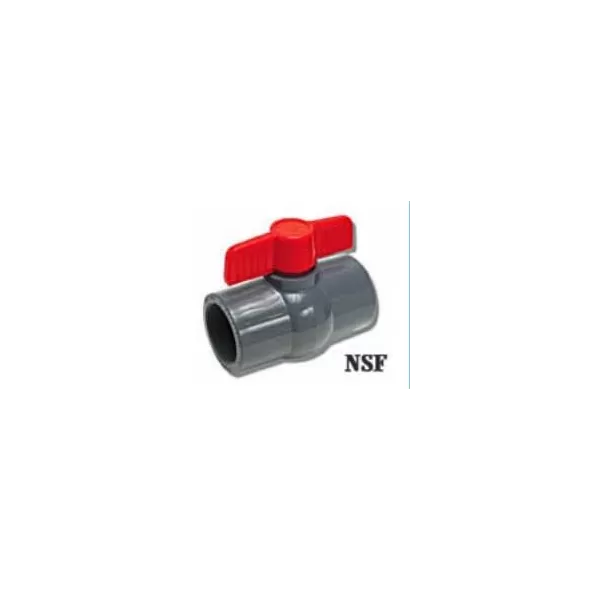 1" Threaded PVC 150 psi at 73 Degrees F Ball Valve | MAT770T05G