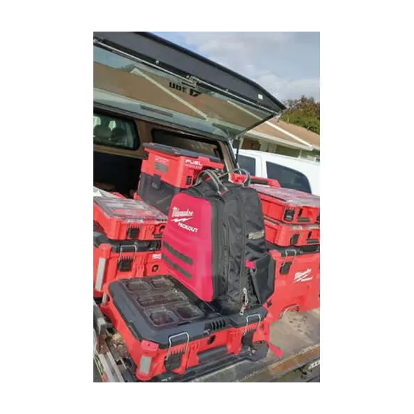 17" x 12-3/4" x 10-1/2" Plastic Black/Red Wet/Dry Vacuum Cleaner | MKE097020