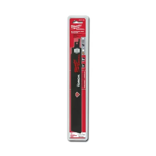 9" Bright Straight Back Diamond Grit For Reciprocating Saws Saw Blade | MKE48001450