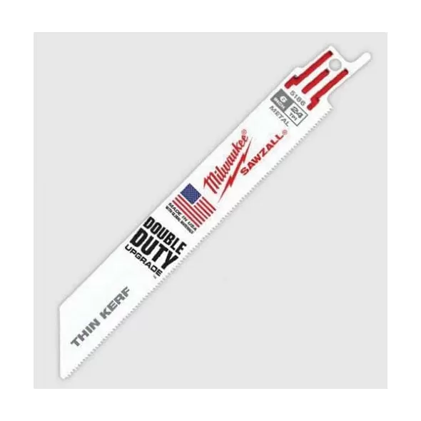 6" Bright Reciprocating Straight Back Thin Kerf For Reciprocating Saws Saw Blade | MKE48005186