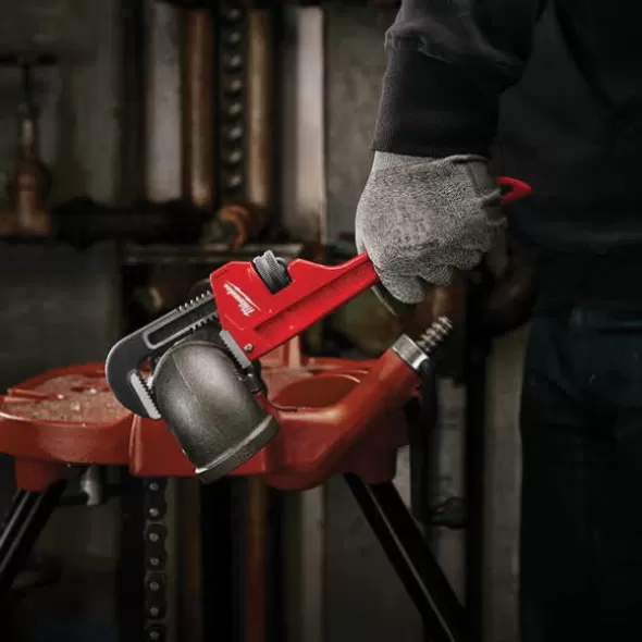 10" Steel Ergonomic Pipe Wrench | MKE48227110