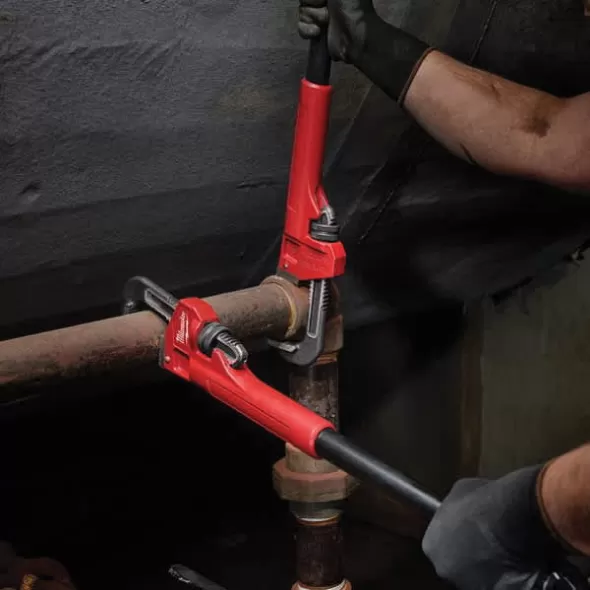 24" Alloy Steel Cheater Adaptable Pipe Wrench | MKE48227314