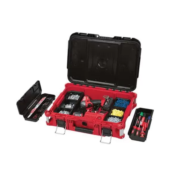 22.1" x 16.2" x 6.5" Exterior 19.7" x 13.2" x 4.5" Interior Tool Box | MKE48228424