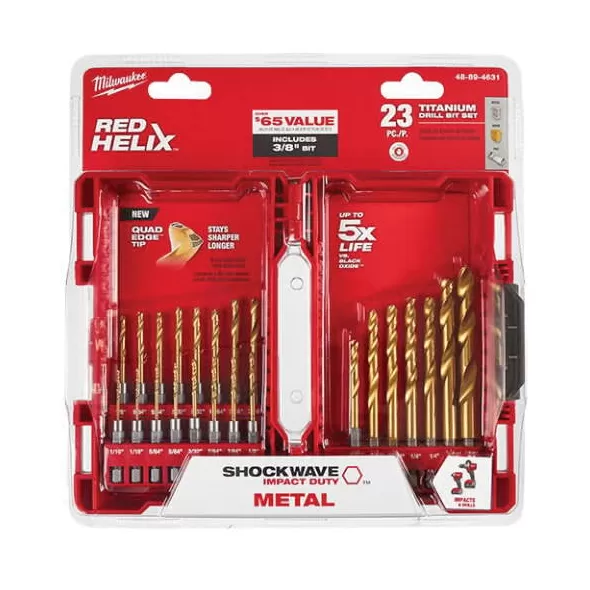 High Speed Steel 74-Piece Drill Bit Set | MKE48894631