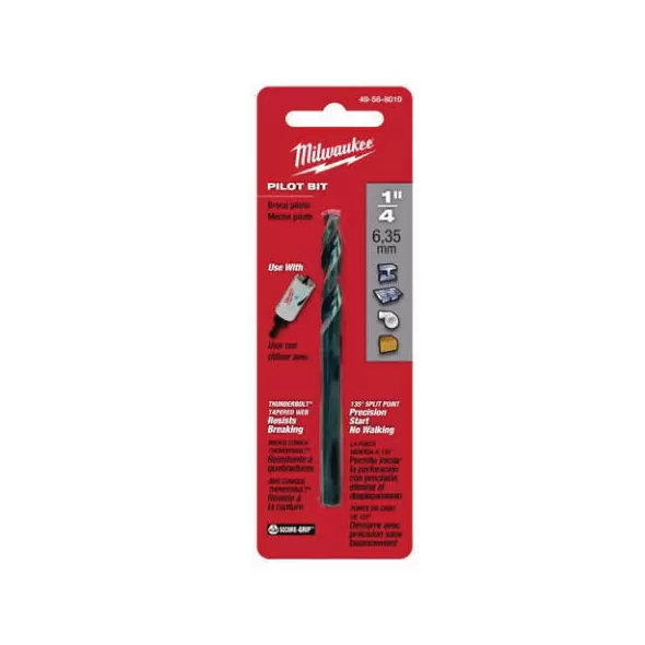 1/4" x 4" Tapered For Hole Saw Pilot Bit | MKE49568000