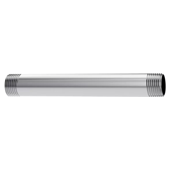 1/2" IPS 6" Chrome Brass For All Moen Showerhead Straight Shower Arm | MON116651