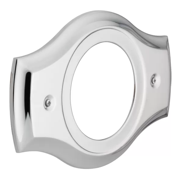 13-1/2" x 3/4" x 9" Chrome Brass For 2 and 3-Handle Tub/Showers Remodeling Cover Plate | MON1920