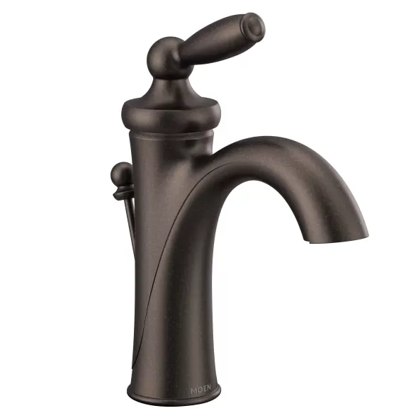 3/8" Compression 9" Metal Oil Rubbed Bronze 1-Handle High Arc Bathroom Faucet | MON6600ORB