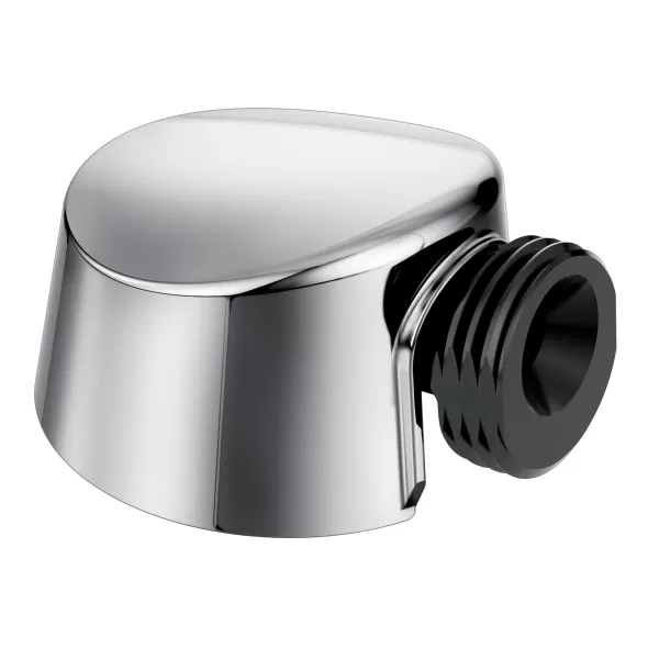 1/2" IPS 2.4" x 1.7" x 2-1/2" Chrome Metal For 52224GBM25 Commercial Slide/Grab Bar Shower System Circular Drop Elbow | MONA725