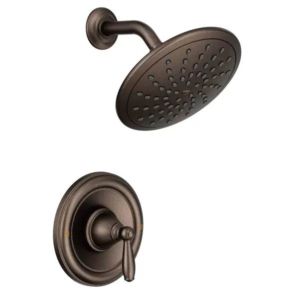 1/2" IPS Copper 8" Metal Oil Rubbed Bronze 1-Handle Shower Only Trim | MONT2252EPORB
