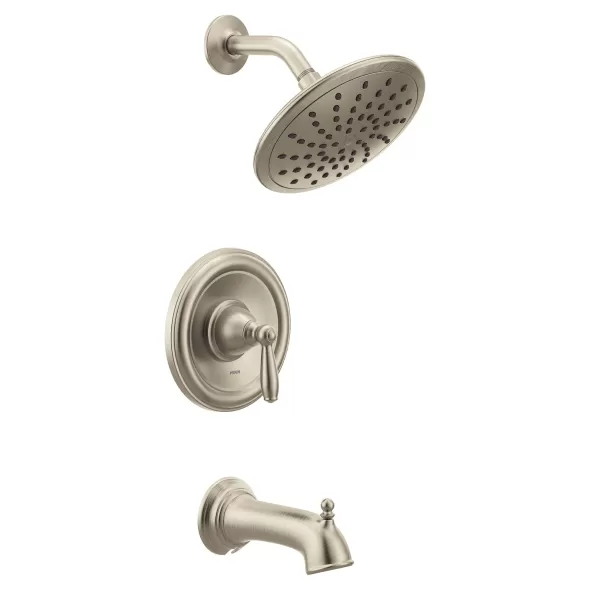 1/2" x 5/8" IPS Copper 7" Metal Brushed Nickel 1-Handle Tub/Shower Trim Kit | MONT2253EPBN