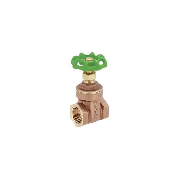 2" Threaded 3.53" Lead-Free Brass 200 psi 514T Series Gate Valve | MAT514T08LF