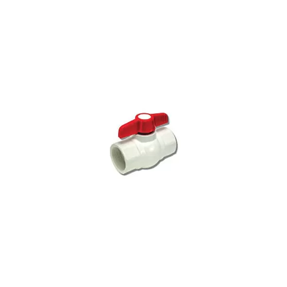 1-1/2" Slip PVC 150 psi at 73 Degrees F Ball Valve | MAT770S07G