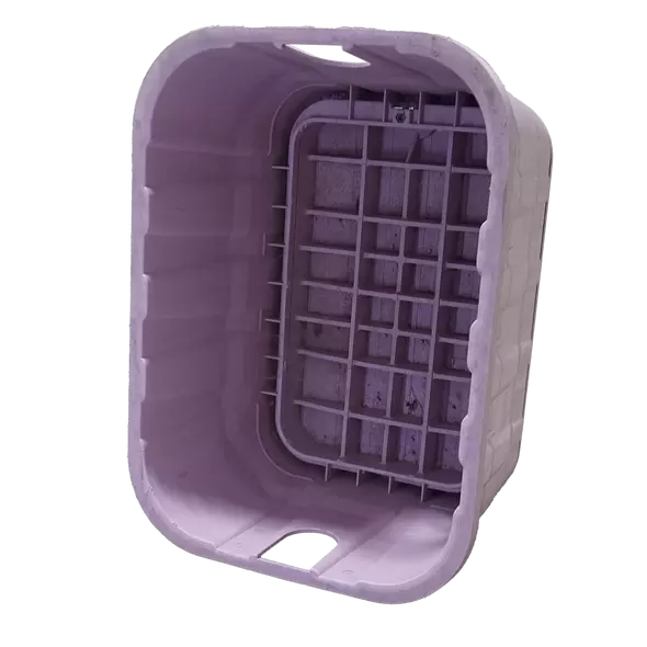 13" x 20" Rectangular Purple Box Reclaimed Water Pro-Spec with Overlapping Purple Cover Jumbo Valve Box | NDB318PBCR