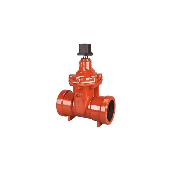 6" Push-On Fusion-Bonded Epoxy Coated Lead-Free Cast Iron 250 psi P-619-RW Series Resilient Wedge Gate Valve | NIBP619RW060