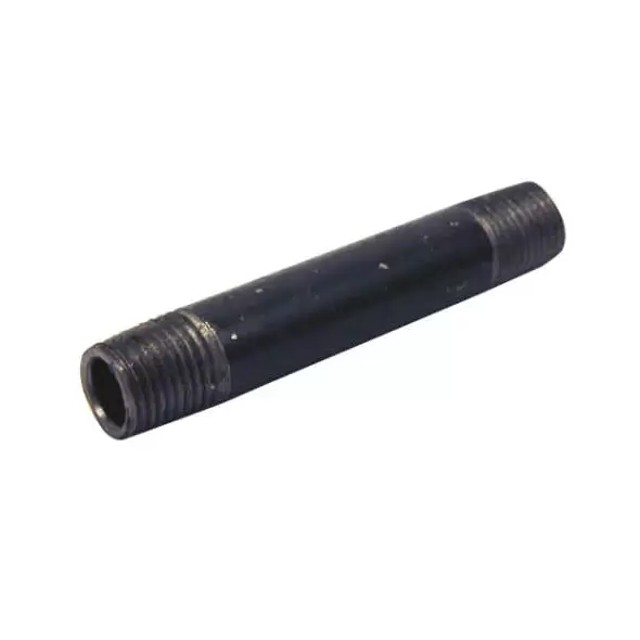 3/4" x 5-1/2" MNPT Black Steel Schedule 40 Pipe Nipple | NPB007X055