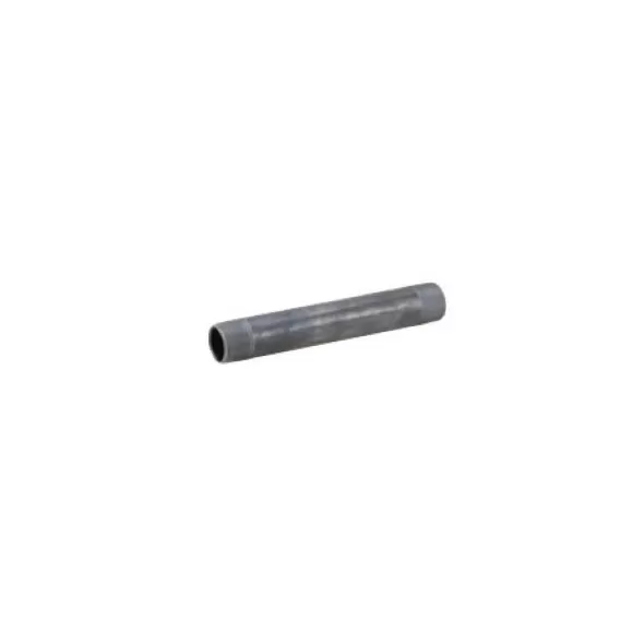 1" x 5-1/2" MNPT Black Steel Schedule 40 Pipe Nipple | NPB010X055
