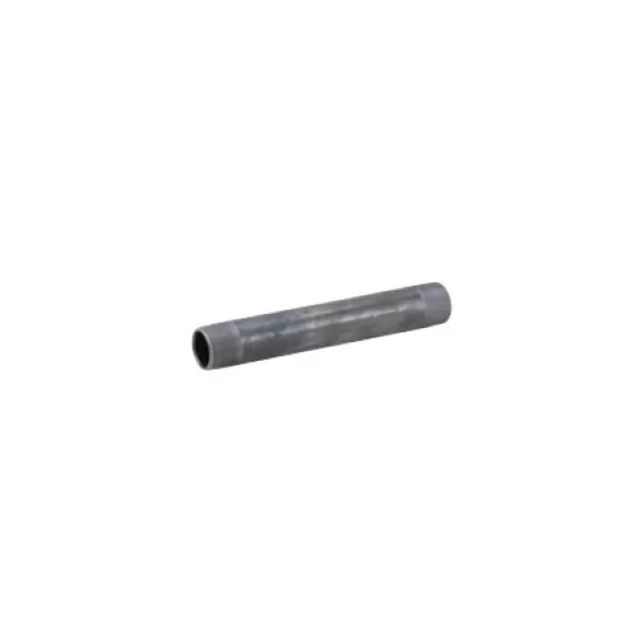 1" x 18" MNPT Black Steel Schedule 40 Pipe Nipple | NPB010X18