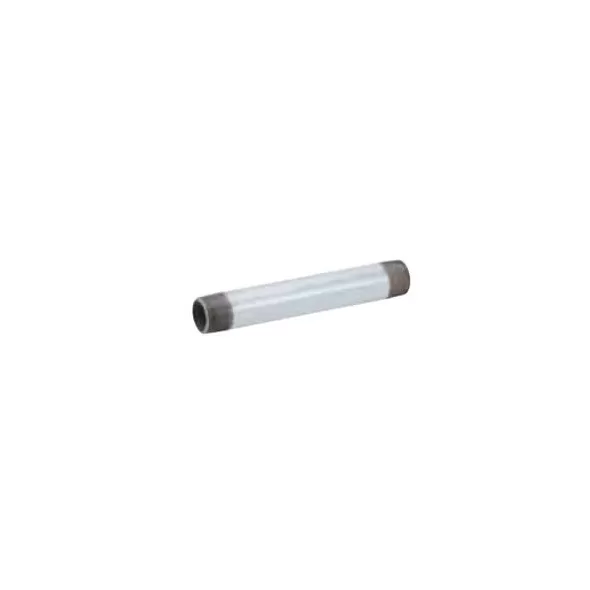 1/2" x 8" MPT Galvanized Steel Schedule 40 Pipe Nipple | NPG005X08
