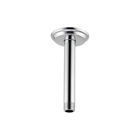 1/2-14 NPT Polished Chrome Brass For Pfirst Series Showerhead Shower Arm and Flange | PPF01506CC