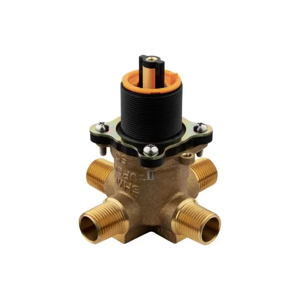 1/2-14 NPT 3-5/8" x 3-3/4" Brass 0X8 Series Tub and Shower Rough-In Valve | PPF0X8310A