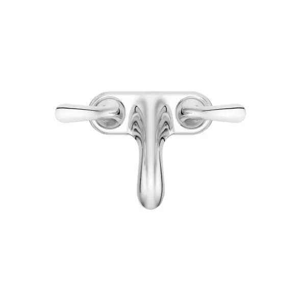 9-5/16" x 3-1/2" Metal Polished Chrome 2-Handle Pfirst Series Centerset Bathroom Faucet | PPFLG1436100