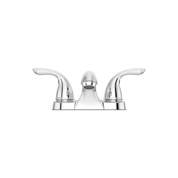 9-5/16" x 3-1/2" Metal Polished Chrome 2-Handle Pfirst Series Centerset Bathroom Faucet | PPFLG1436100