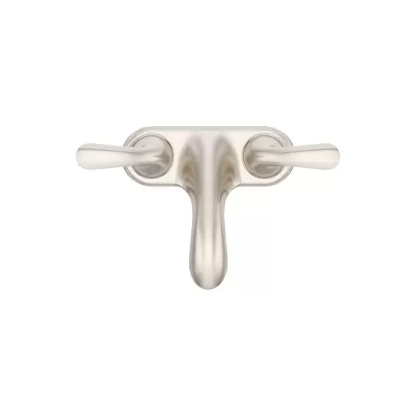 9-5/16" x 3-1/2" Metal Brushed Nickel 2-Handle Pfirst Series Centerset Bathroom Faucet | PPFLG143610K
