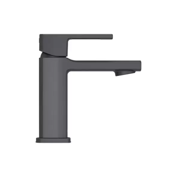 1/2" NPSM 5-15/16" x 1-9/16" Metal Matte Black Deckard Series Single Control Bathroom Faucet | PPFLG42DAPB