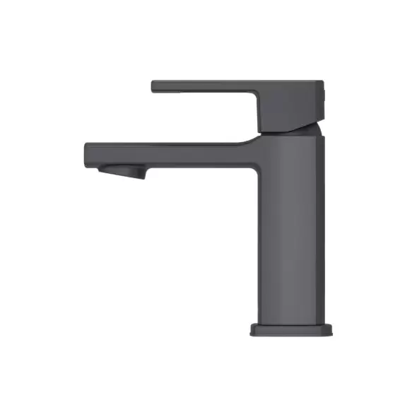 1/2" NPSM 5-15/16" x 1-9/16" Metal Matte Black Deckard Series Single Control Bathroom Faucet | PPFLG42DAPB